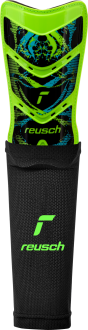 Reusch Shinguard Attrakt Supreme 5377040 5551 black green front